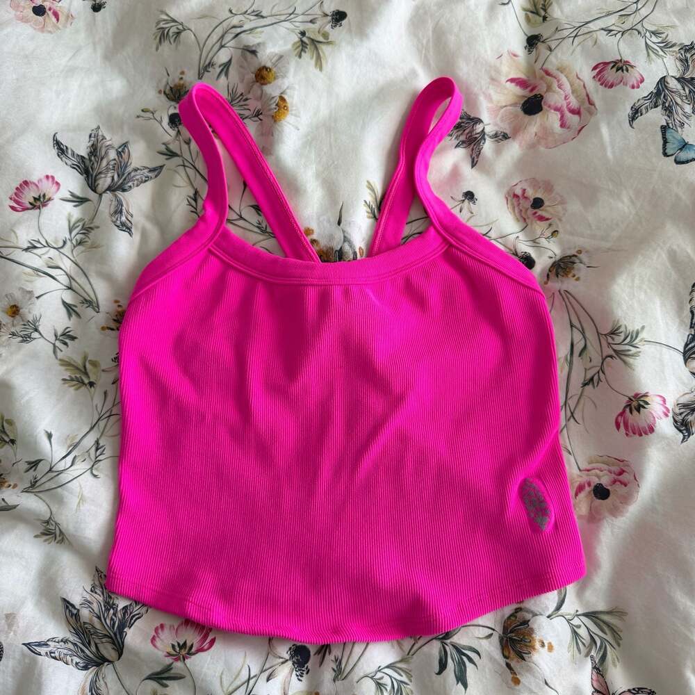 FP Movement All Clear Ribbed Crop Tank Top